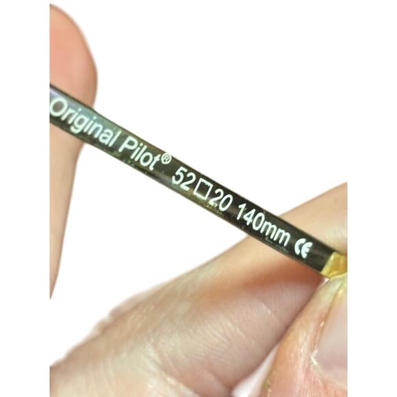 Vintage AO AMERICAN OPTICAL Original Pilot Gold Frame 52/20 - Picture 11 of 11